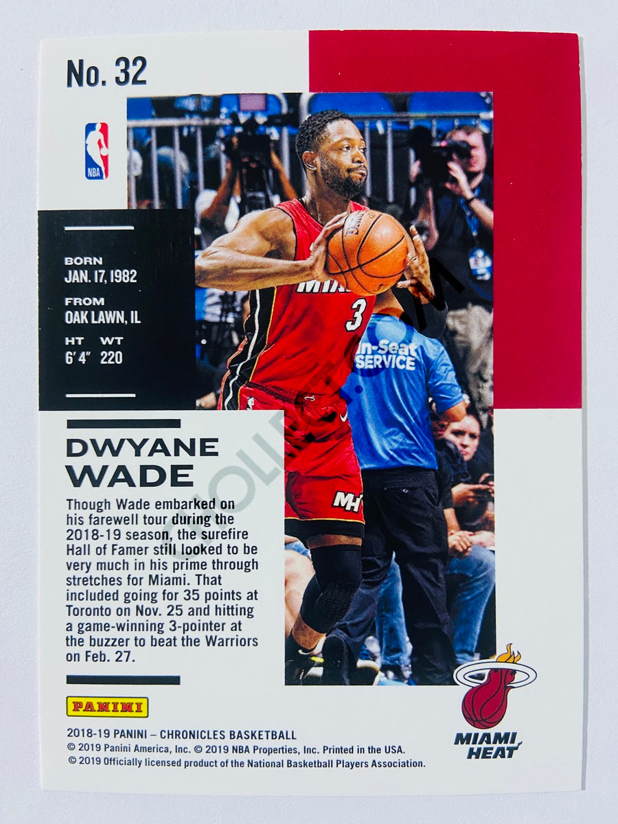 Dwyane Wade - Miami Heat 2018-19 Panini Chronicles #32