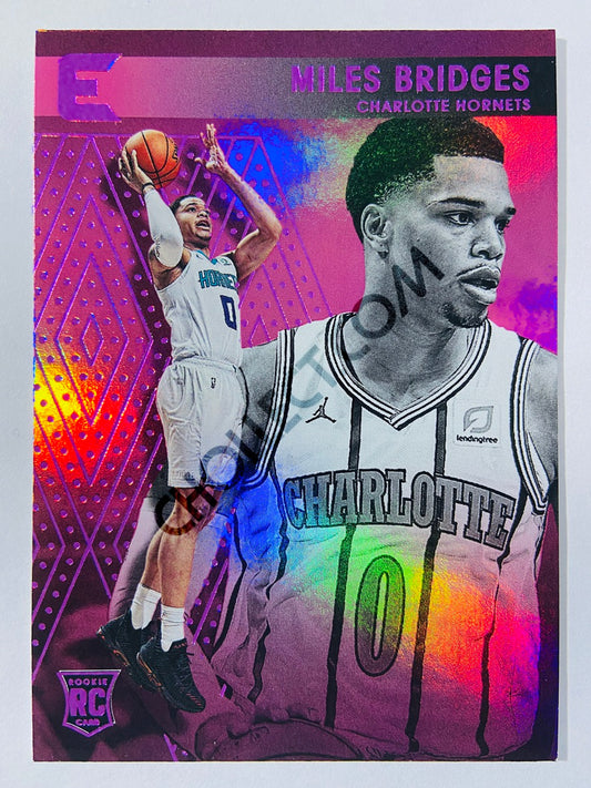 Miles Bridges - Charlotte Hornets 2018-19 Panini Chronicles Essentials Pink Parallel RC Rookie #212