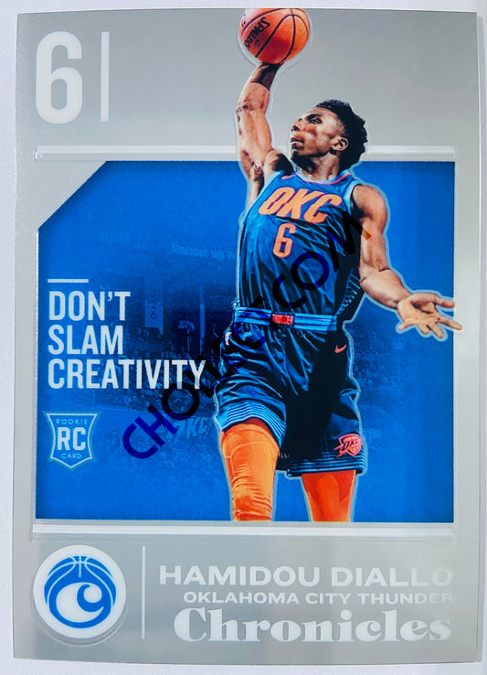 Hamidou Diallo - Oklahoma City Thunder 2018-19 Panini Chronicles Foil Optichrome RC Rookie #513