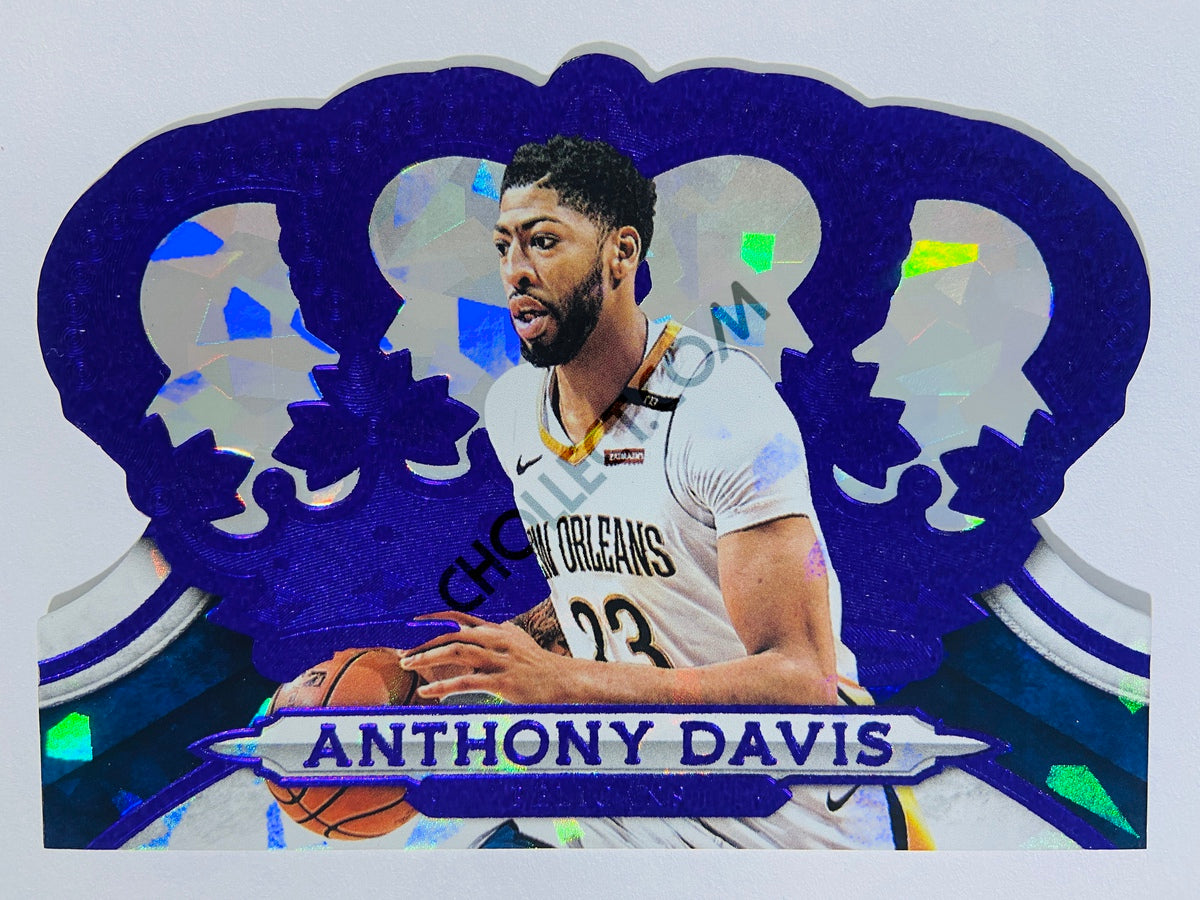 Anthony Davis - New Orleans Pelicans 2018-19 Panini Crown Royale #144 Purple Parallel 23/25