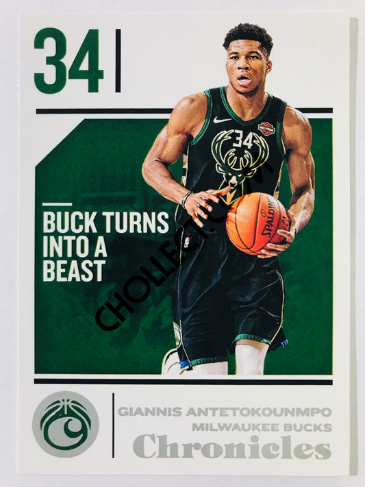 Giannis Antetokounmpo - Milwaukee Bucks 2018-19 Panini Chronicles #36