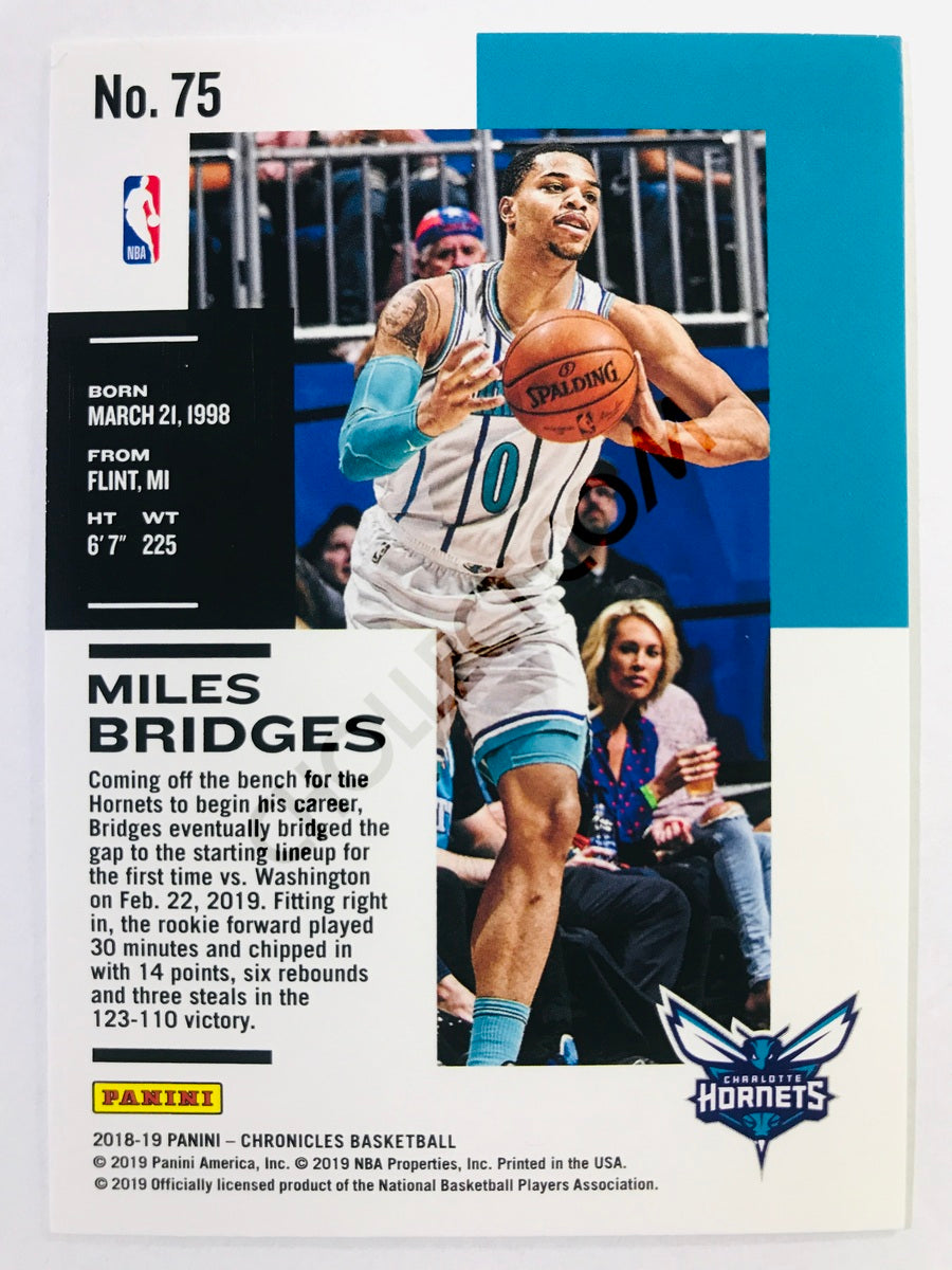 Miles Bridges - Charlotte Hornets 2018-19 Panini Chronicles RC Rookie #75