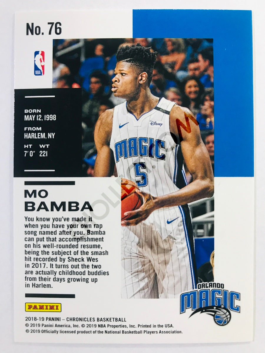 Mo Bamba - Orlando Magic 2018-19 Panini Chronicles RC Rookie #76