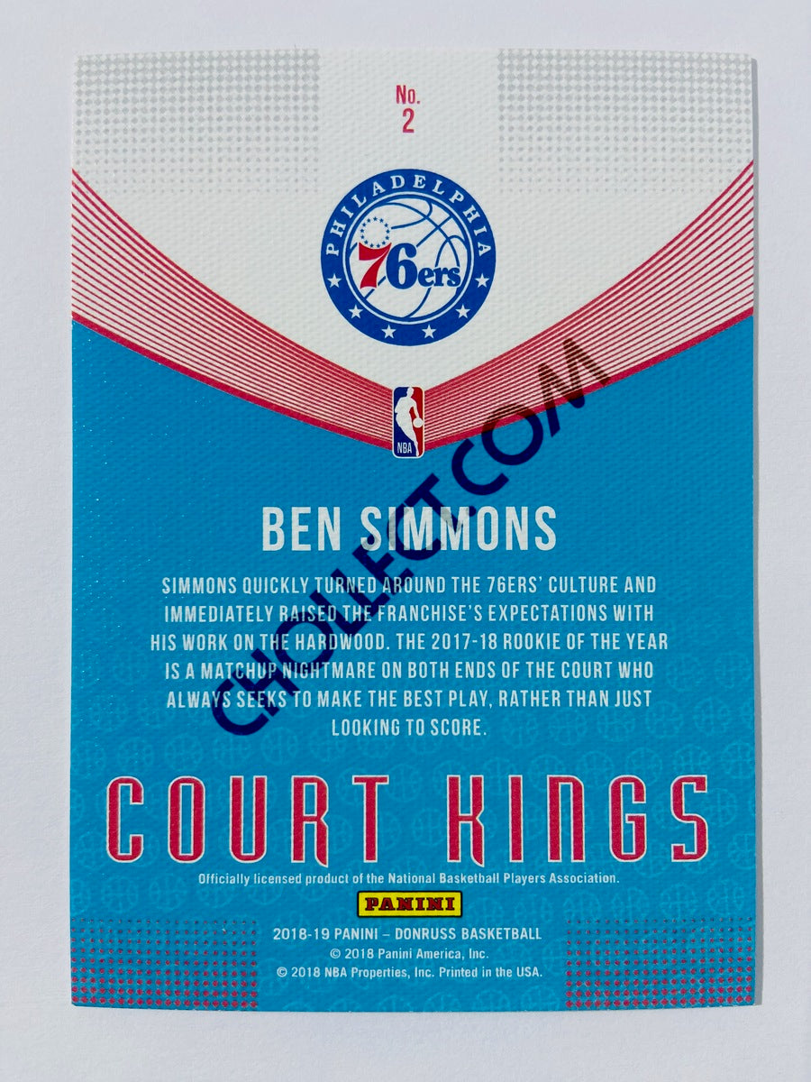 Ben Simmons – Philadelphia 76ers 2018-19 Panini Donruss Court Kings #2