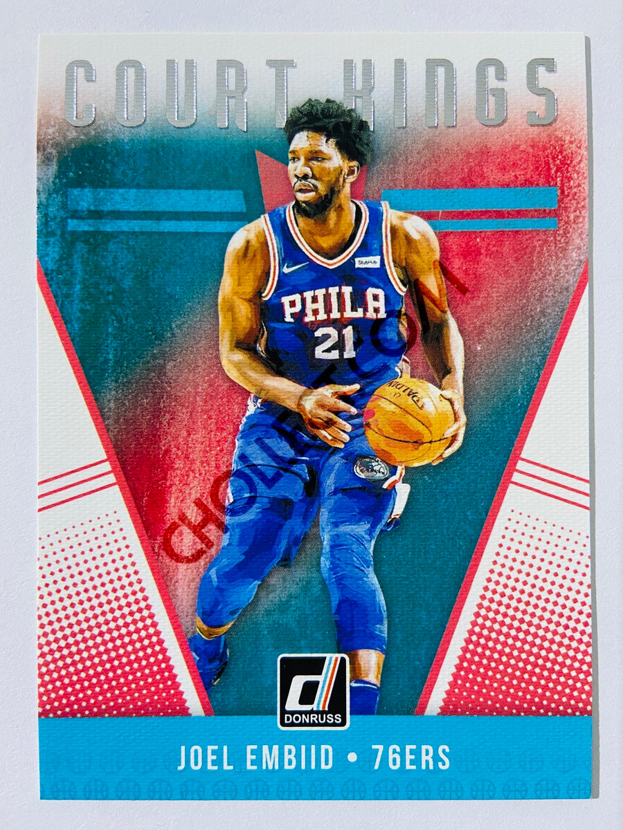 Joel Embiid - Philadelphia 76ers 2018-19 Panini Donruss Court Kings Insert #31