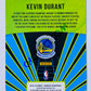 Kevin Durant - Golden State Warriors 2018-19 Panini Donruss Fantasy Stars Yellow Laser Parallel #5 | 03/25
