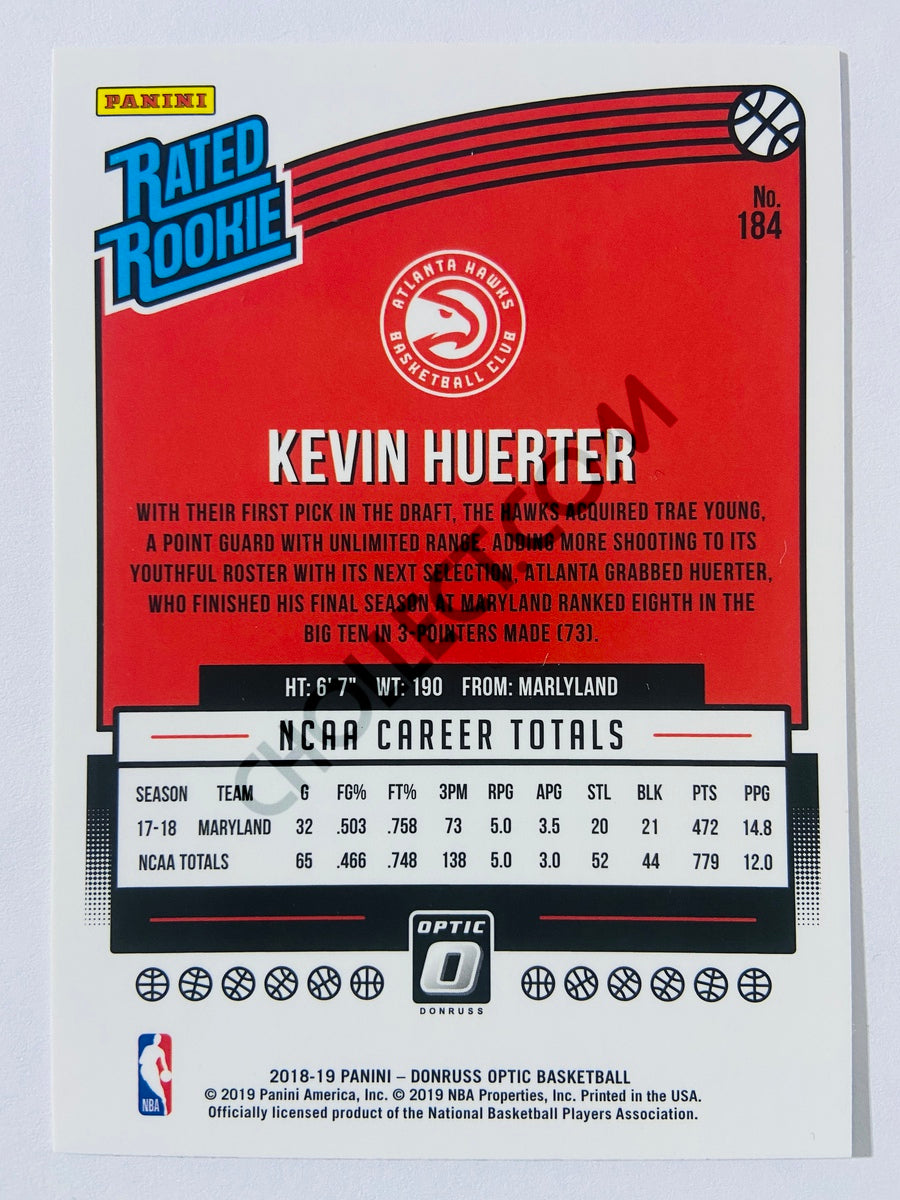 Kevin Huerter - Atlanta Hawks 2018-19 Panini Donruss Optic Rated Rookie #184