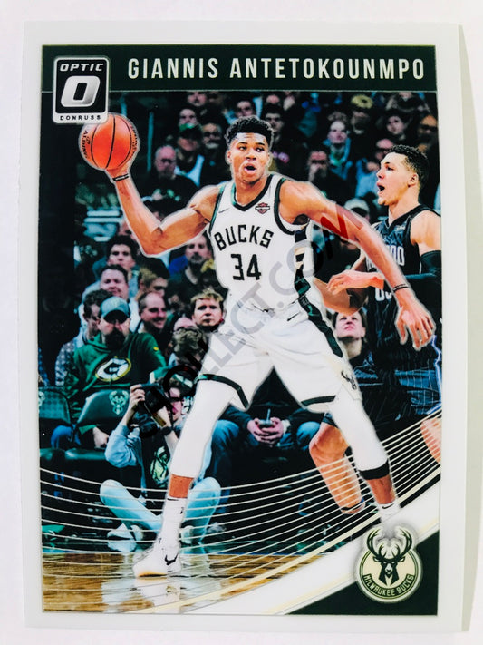 Giannis Antetokounmpo - Milwaukee Bucks 2018-19 Panini Donruss Optic #85