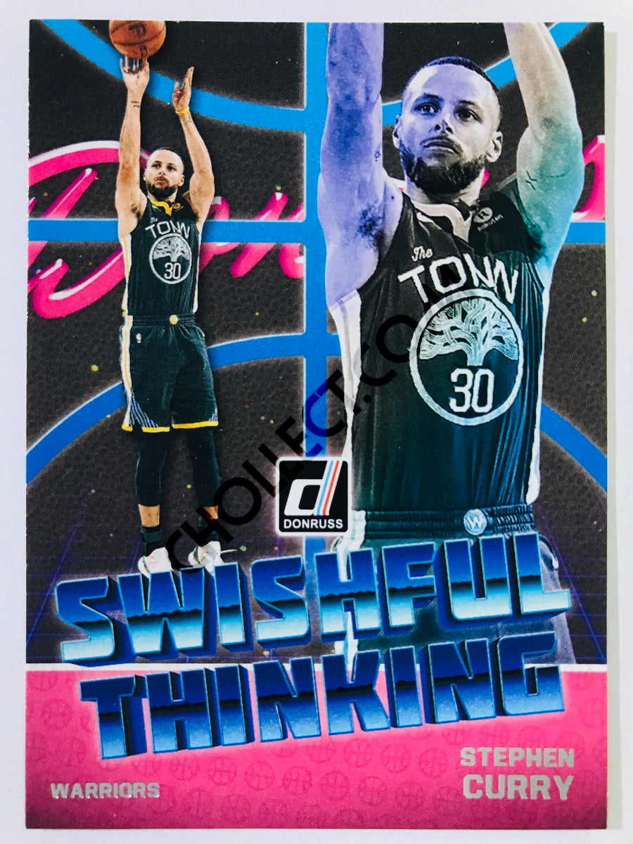 Stephen Curry - Golden State Warriors 2018-19 Panini Donruss Swishful Thinking #9