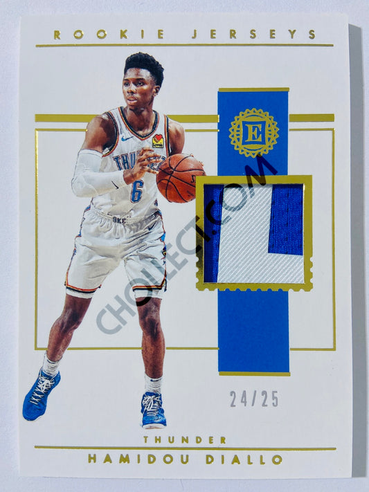 Hamidou Diallo - Oklahoma City Thunder 2018-19 Panini Encased Rookie Jerseys Relics Prime Parallel #33 | 24/25