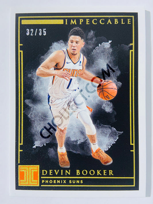 Devin Booker - Phoenix Suns 2018-19 Panini Impeccable Gold #5 | 32/35