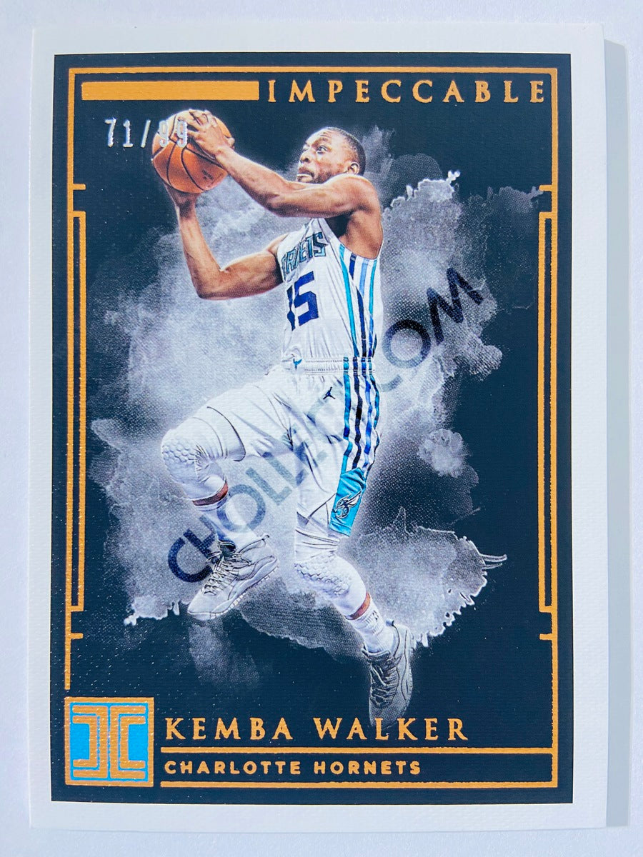 Kemba Walker - Charlotte Hornets 2018-19 Panini Impeccable #51 | 71/99