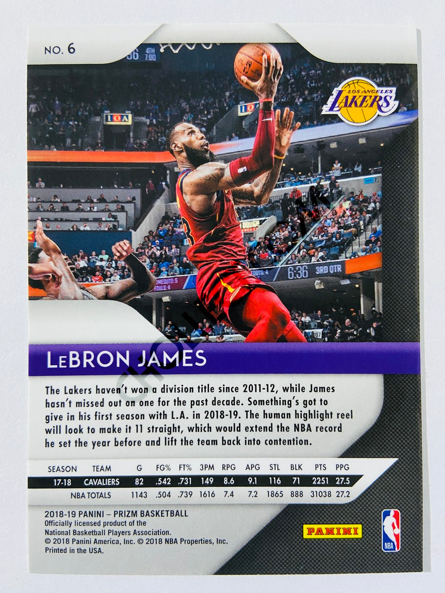 LeBron James - Los Angeles Lakers 2018-19 Panini Prizm #6