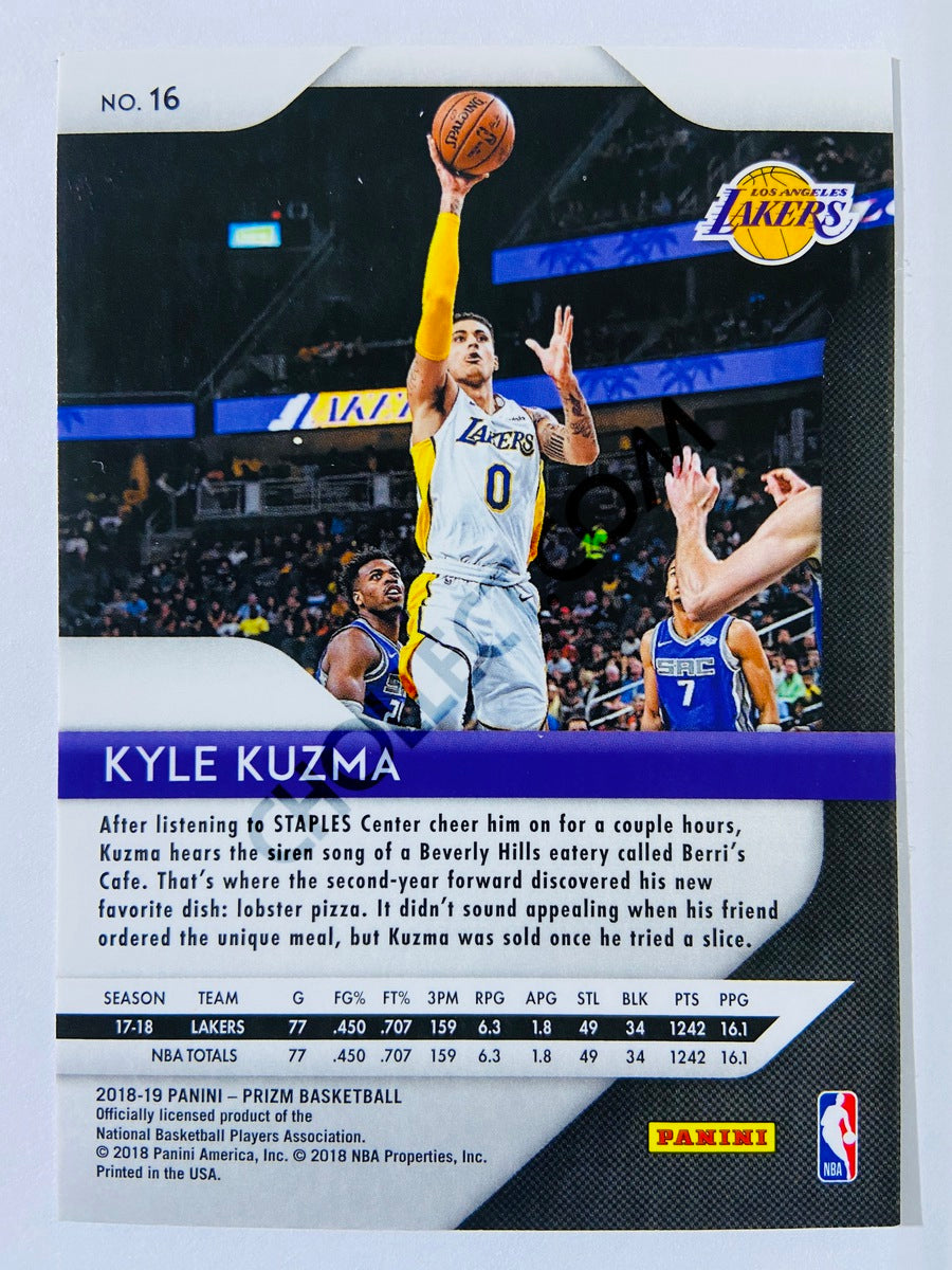 Kyle Kuzma - Los Angeles Lakers 2018-19 Panini Prizm #16