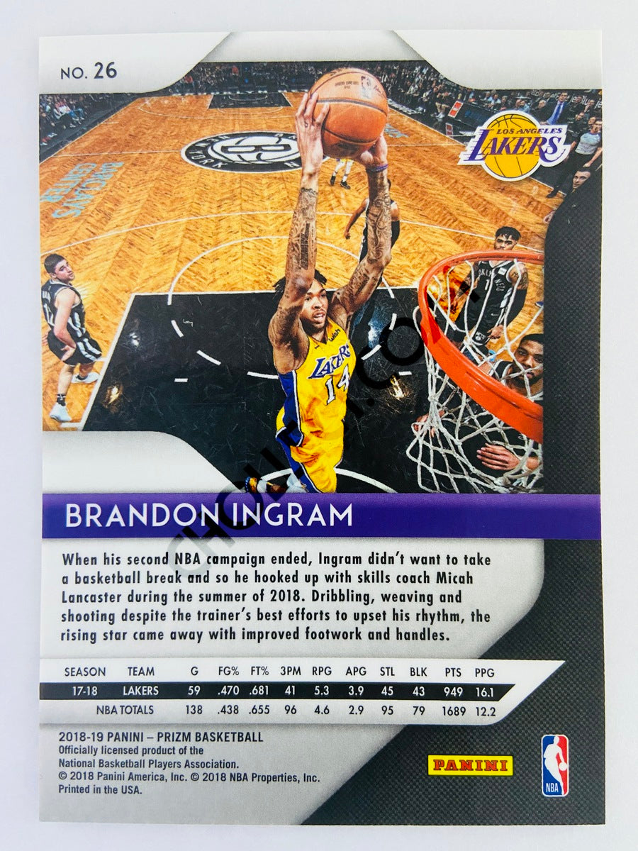 Brandon Ingram - Los Angeles Lakers 2018-19 Panini Prizm #26