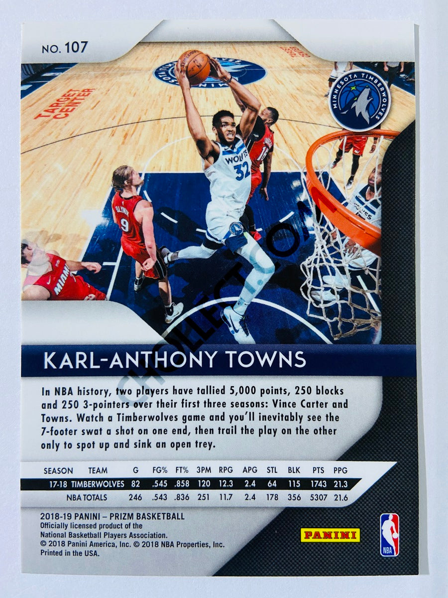 Karl-Anthony Towns - Minnesota Timberwolves 2018-19 Panini Prizm #107