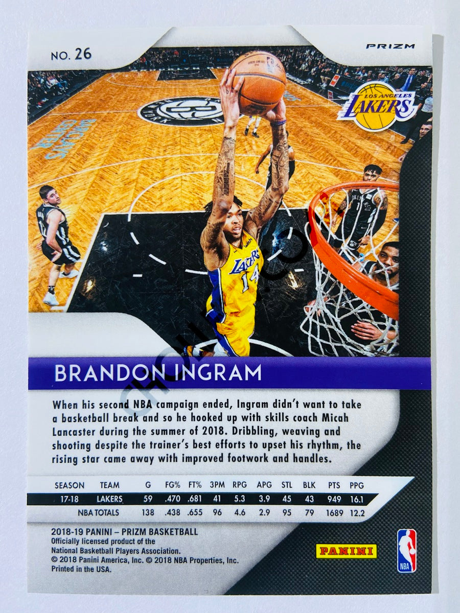 Brandon Ingram - Los Angeles Lakers 2018-19 Panini Prizm Silver Parallel #26