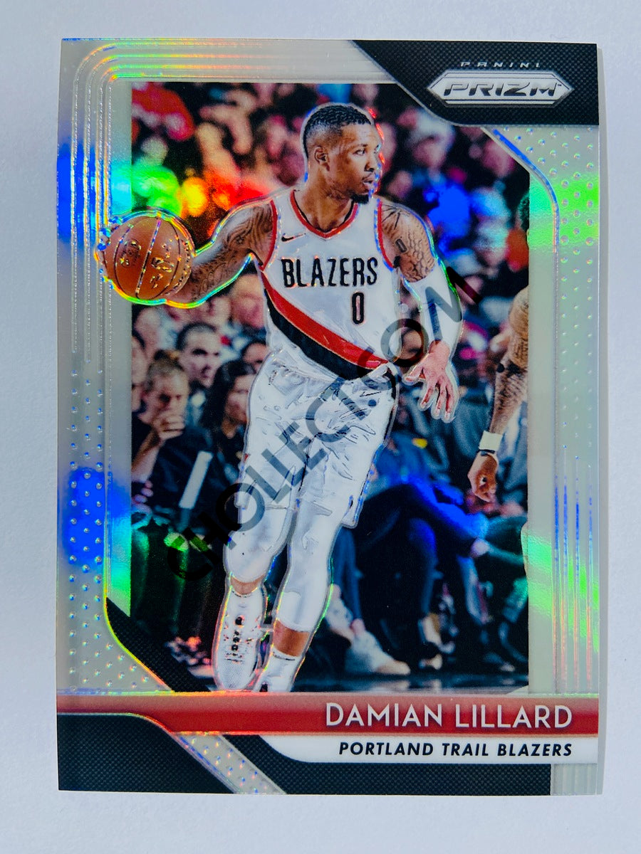 Damian Lillard – Portland Trail Blazers 2018-19 Panini Prizm Silver Parallel #81