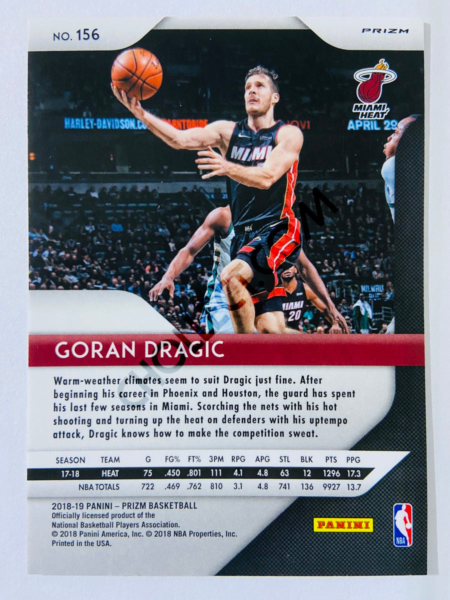 Goran Dragic - Miami Heat 2018-19 Panini Prizm Silver Parallel #156