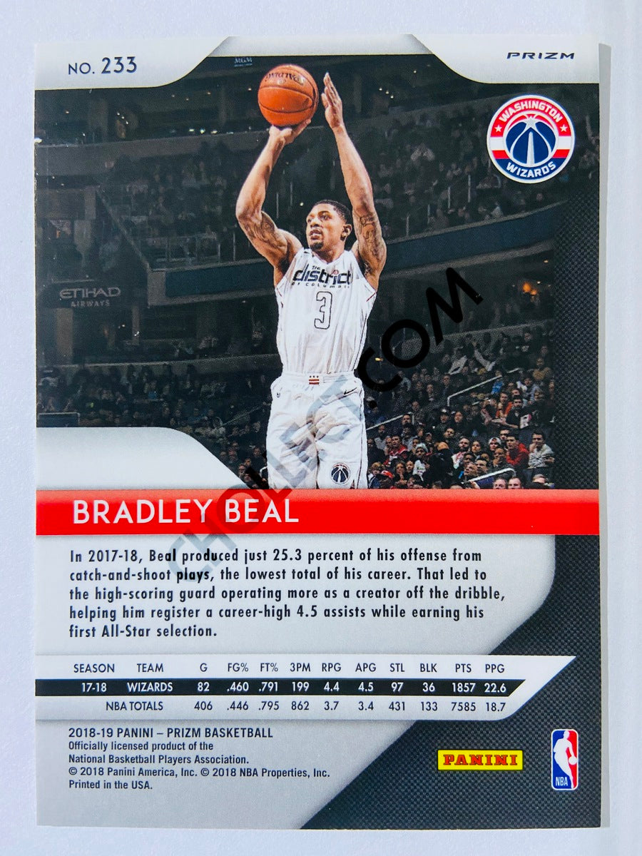 Bradley Beal - Washington Wizards 2018-19 Panini Prizm Silver Parallel #233