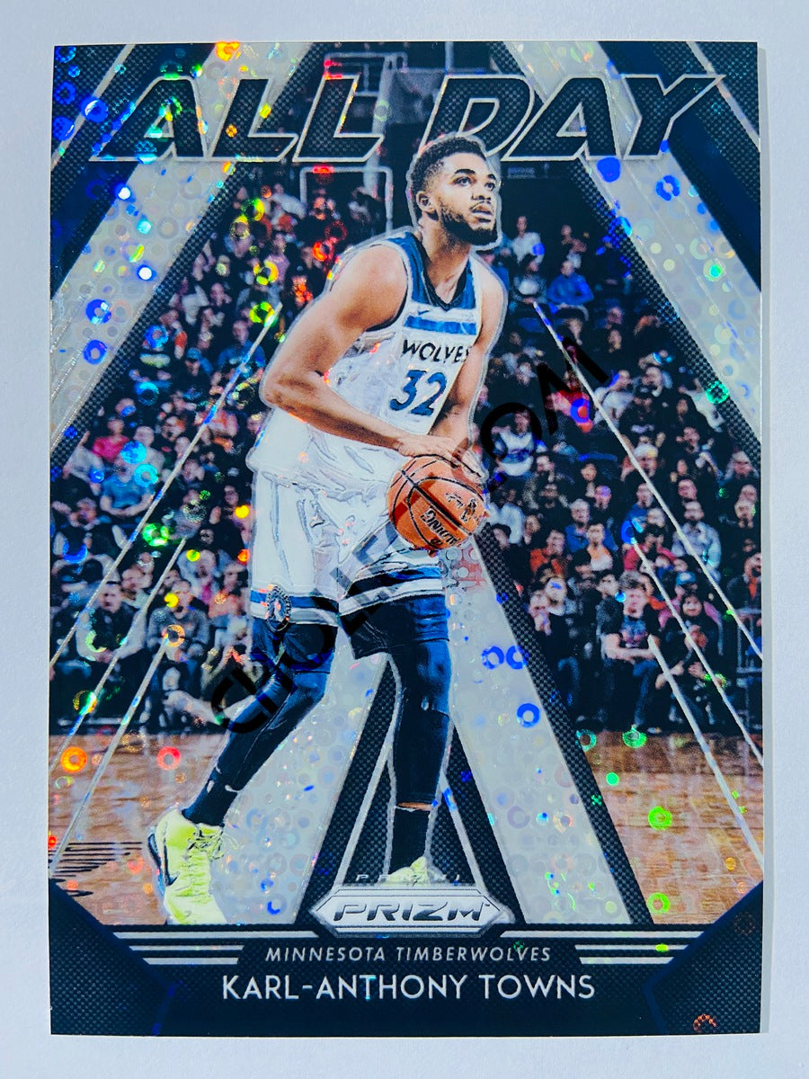 Karl-Anthony Towns - Minnesota Timberwolves 2018-19 Panini Prizm All Day Fast Break Parallel #24