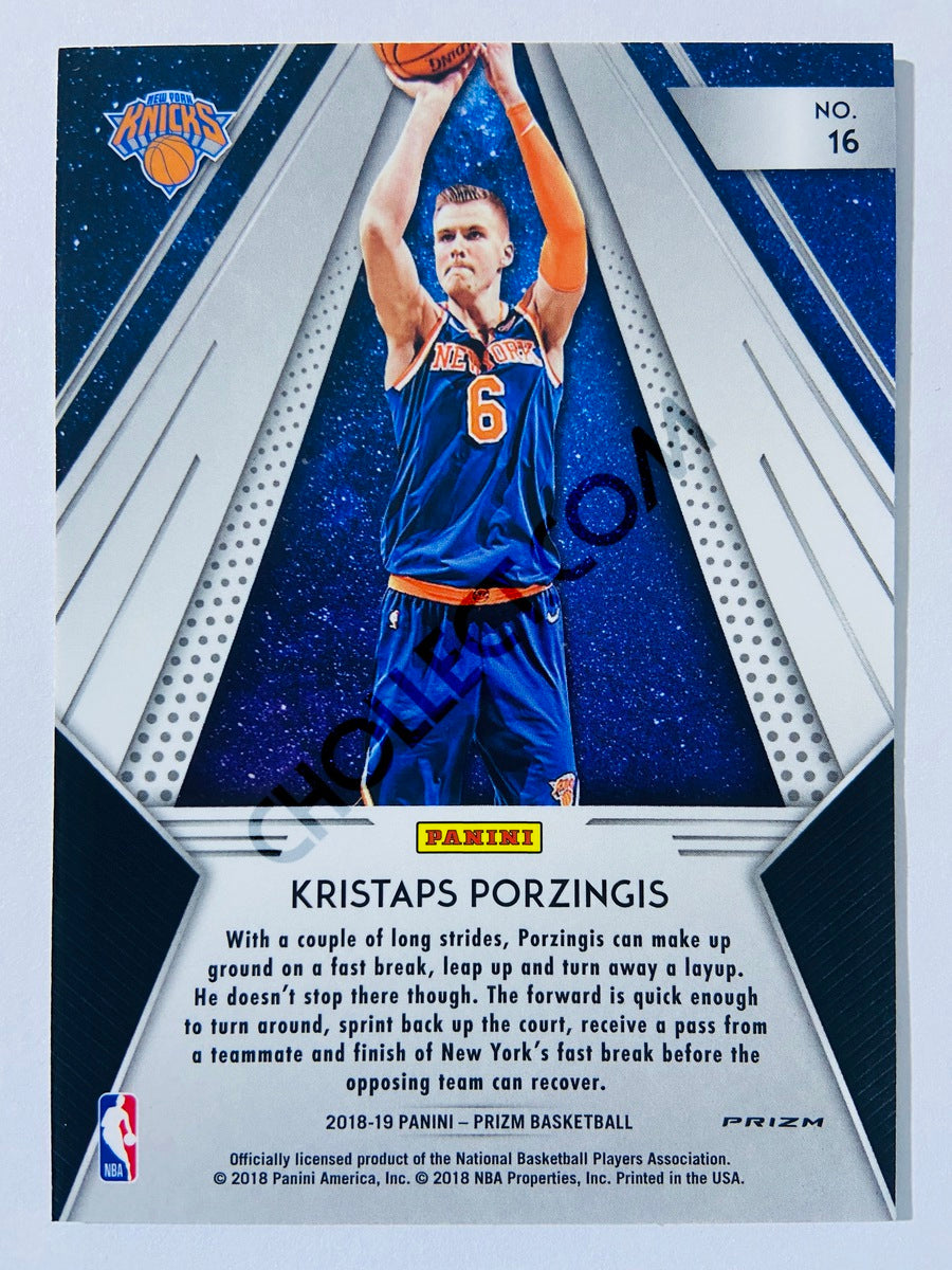 Kristaps Porzingis - New York Knicks 2018-19 Panini Prizm All Day Hyper Parallel #16