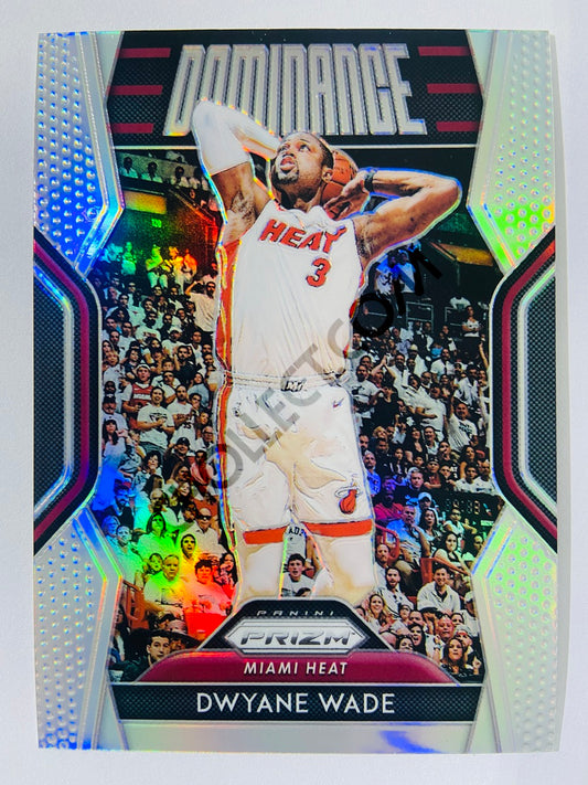 Dwyane Wade - Miami Heat 2018-19 Panini Prizm Dominance Silver Parallel #23