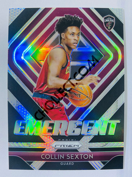 Collin Sexton - Cleveland Cavaliers 2018-19 Panini Prizm Emergent Rookie Card Silver Parallel #8