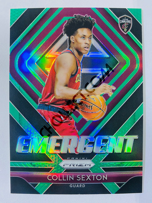 Collin Sexton - Cleveland Cavaliers 2018-19 Panini Prizm Emergent Rookie Card Green Parallel #8