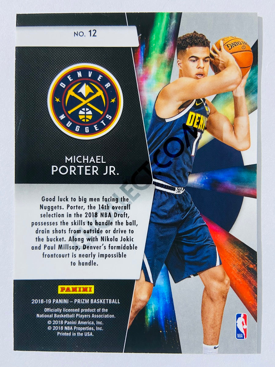 Michael Porter Jr. - Denver Nuggets 2018-19 Panini Prizm Freshman Phenoms Rookie #12