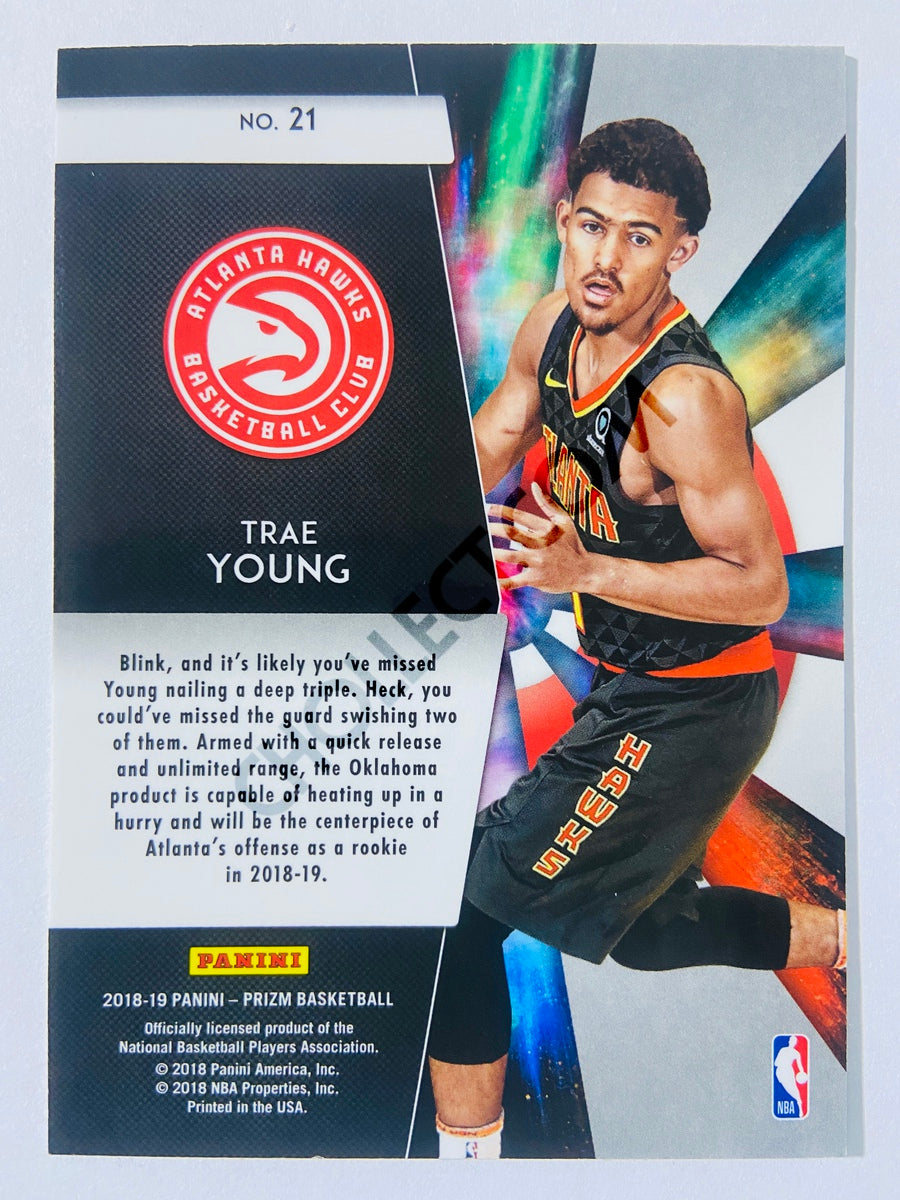 Trae Young - Atlanta Hawks 2018-19 Panini Prizm Freshman Phenoms Rookie Card #21