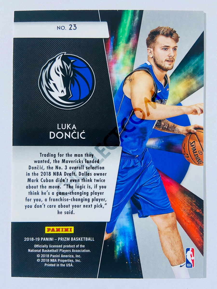 Luka Doncic - Dallas Mavericks 2018-19 Panini Prizm Freshman Phenoms Rookie #23