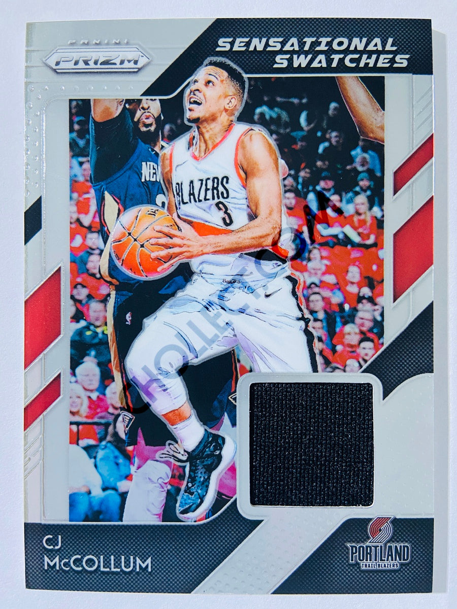 CJ McCollum - Portland Trail Blazers 2018-19 Panini Prizm Sensational Swatches #11