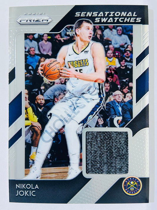 Nikola Jokic - Denver Nuggets 2018-19 Panini Prizm Sensational Swatches #31