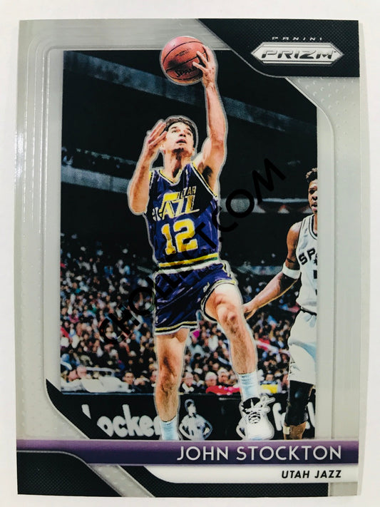 John Stockton - Utah Jazz 2018-19 Panini Prizm #185