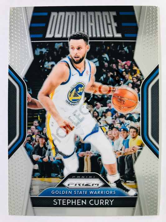 Stephen Curry - Golden State Warriors 2018-19 Panini Prizm Dominance Insert #18