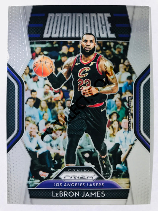 LeBron James - Los Angeles Lakers 2018-19 Prizm Dominance Insert #29