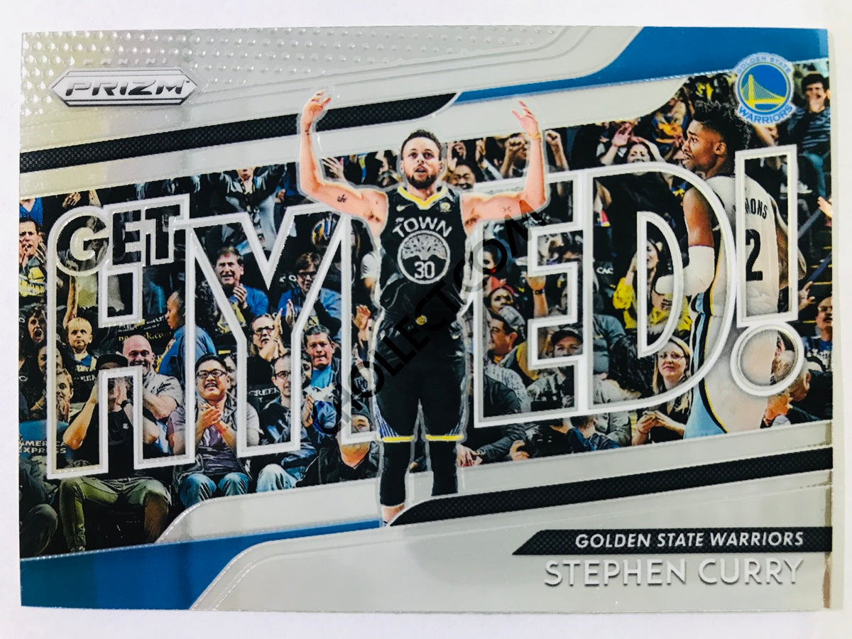 Stephen Curry - Golden State Warriors 2018-19 Panini Prizm Get Hyped Insert #2