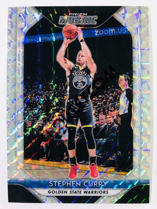 Stephen Curry - Golden State Warriors 2018-19 Prizm Mosaic #90