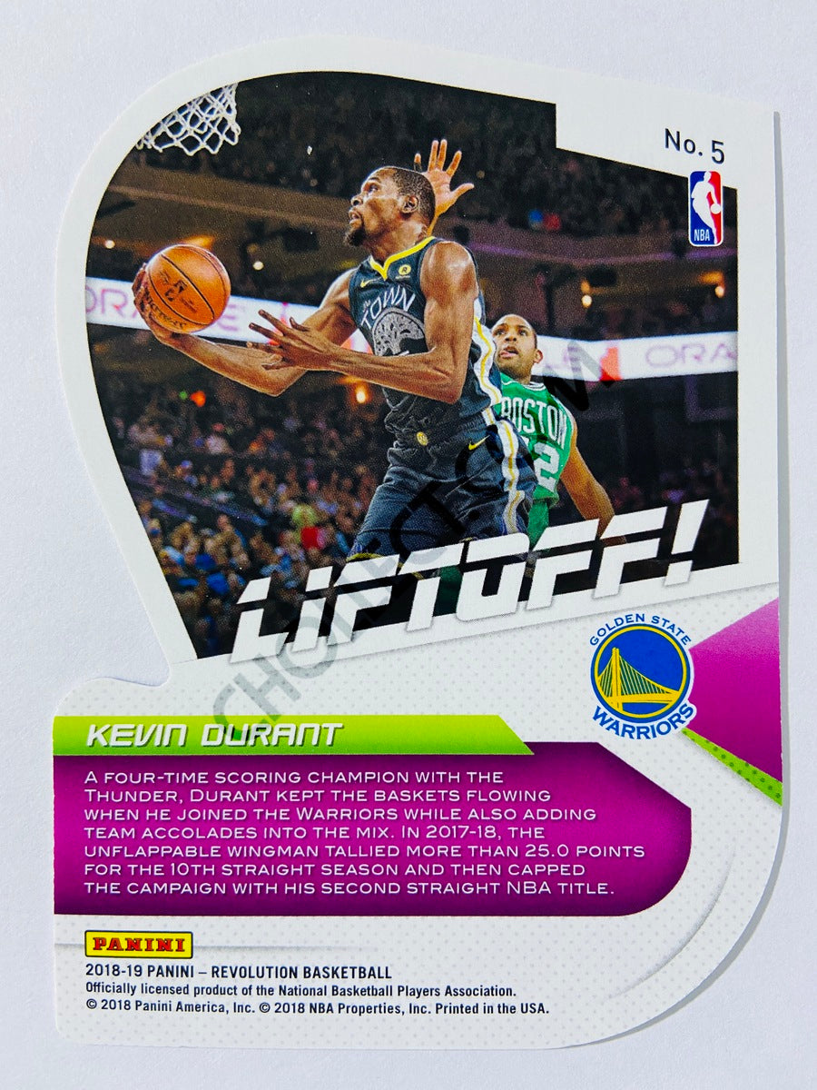 Kevin Durant - Golden State Warriors 2018-19 Panini Revolution Liftoff! Die Cut #5