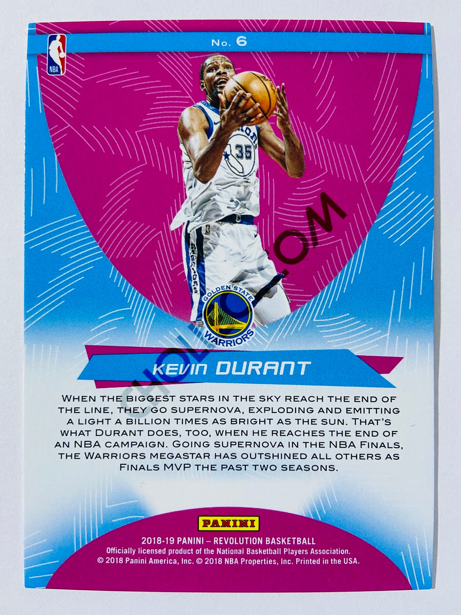 Kevin Durant - Golden State Warriors 2018-19 Panini Revolution Supernova Insert #6