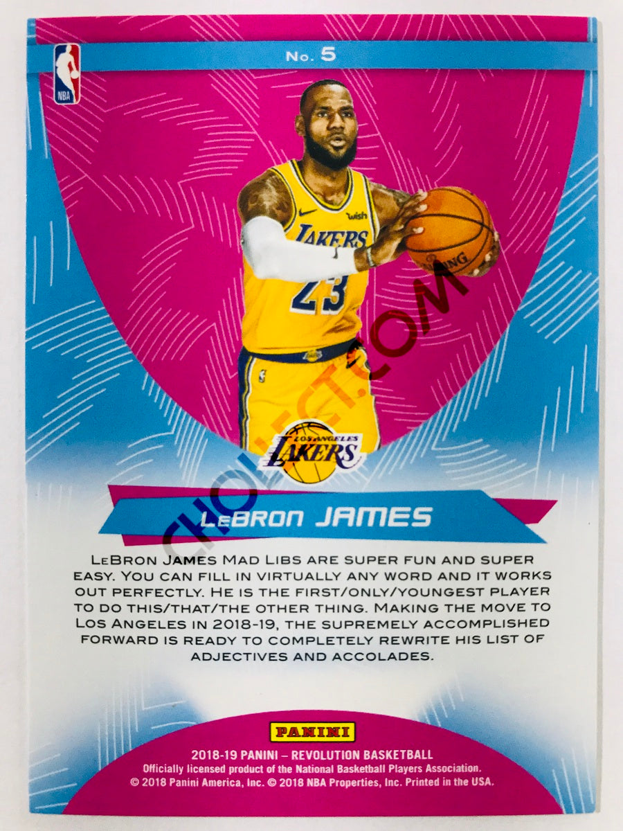 LeBron James - Los Angeles Lakers 2018-19 Panini Revolution Supernova #5