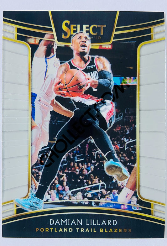 Damian Lillard – Portland Trail Blazers 2018-19 Panini Select Concourse Level #43