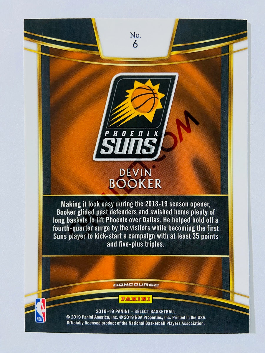 Devin Booker – Phoenix Suns 2018-19 Panini Select Concourse Level #6