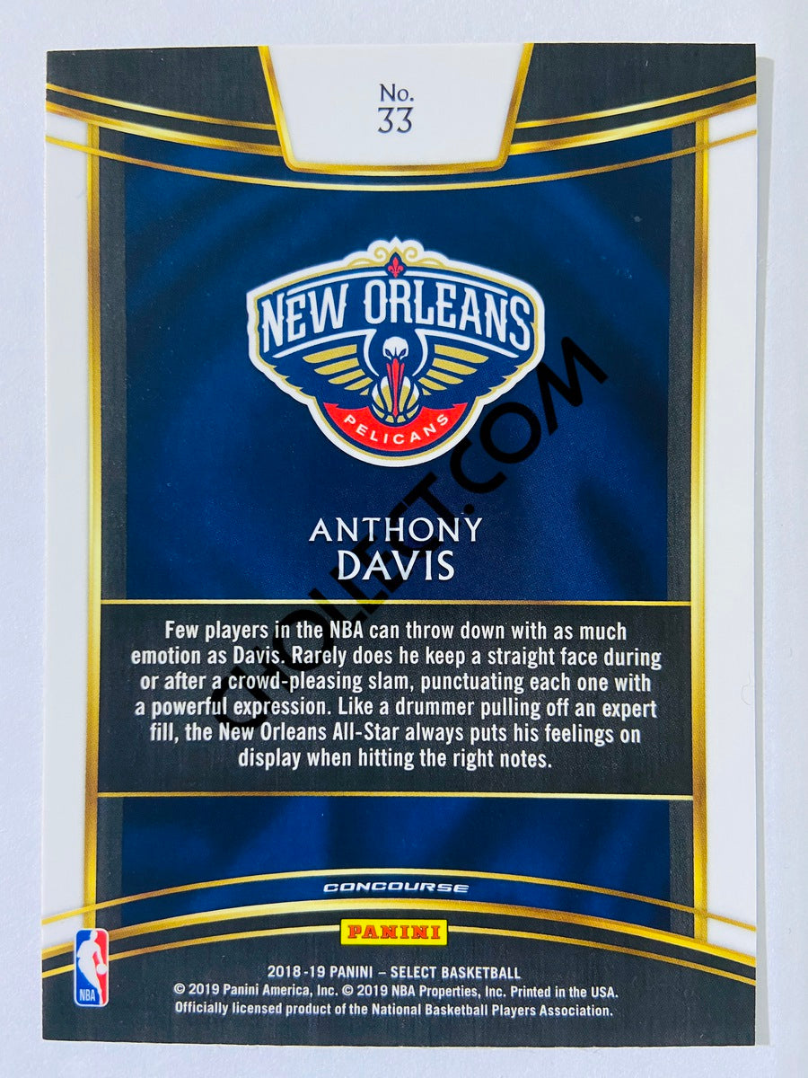 Anthony Davis - New Orleans Pelicans 2018-19 Panini Select Concourse #33