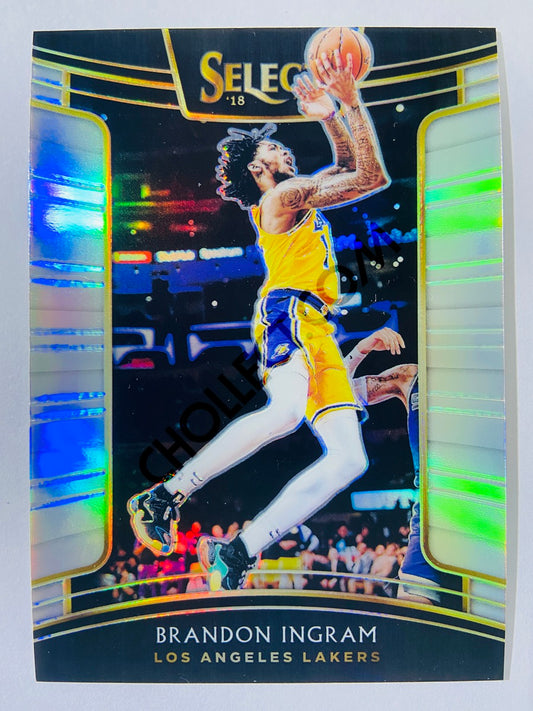 Brandon Ingram - Los Angeles Lakers 2018-19 Panini Select Concourse Silver Parallel #44