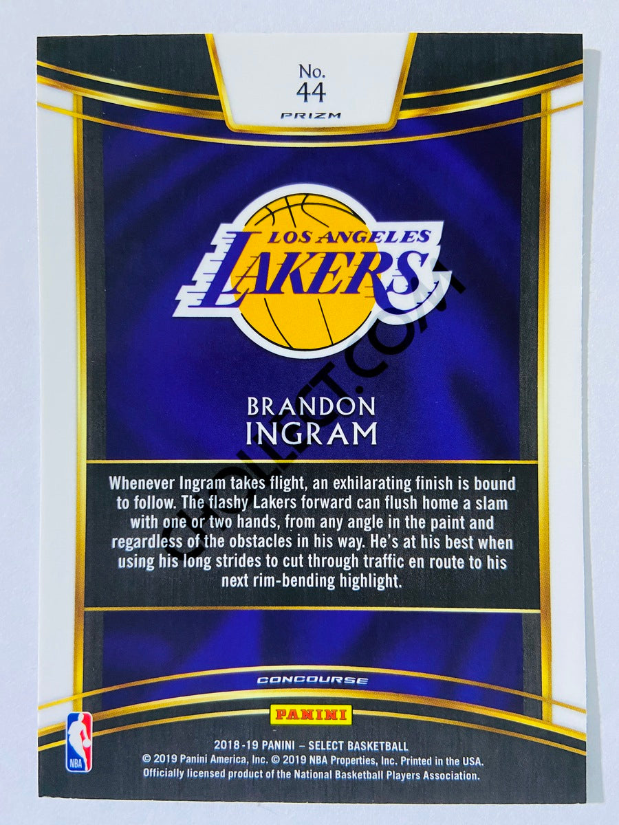 Brandon Ingram - Los Angeles Lakers 2018-19 Panini Select Concourse Scope Parallel #44