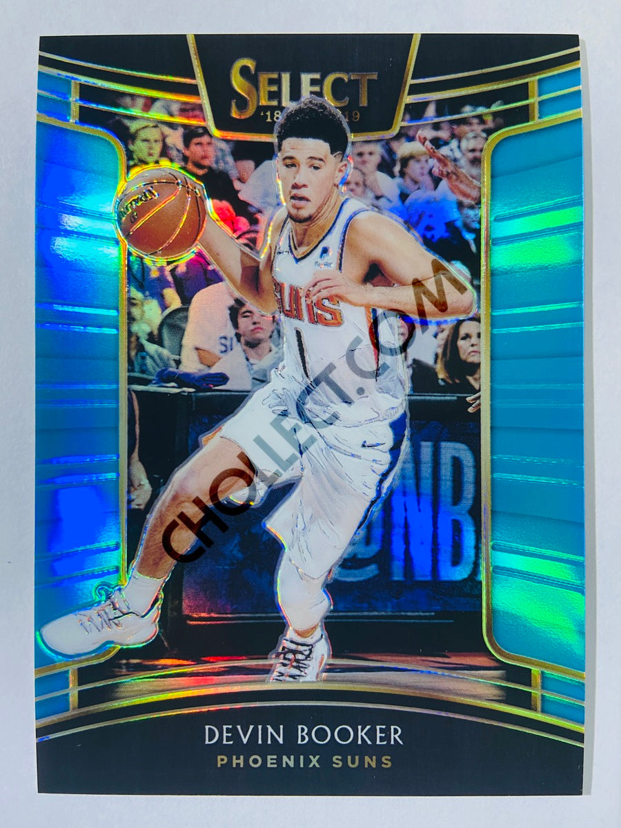 Devin Booker - Phoenix Suns 2018-19 Panini Select Concourse Blue Prizm #6 | 106/299