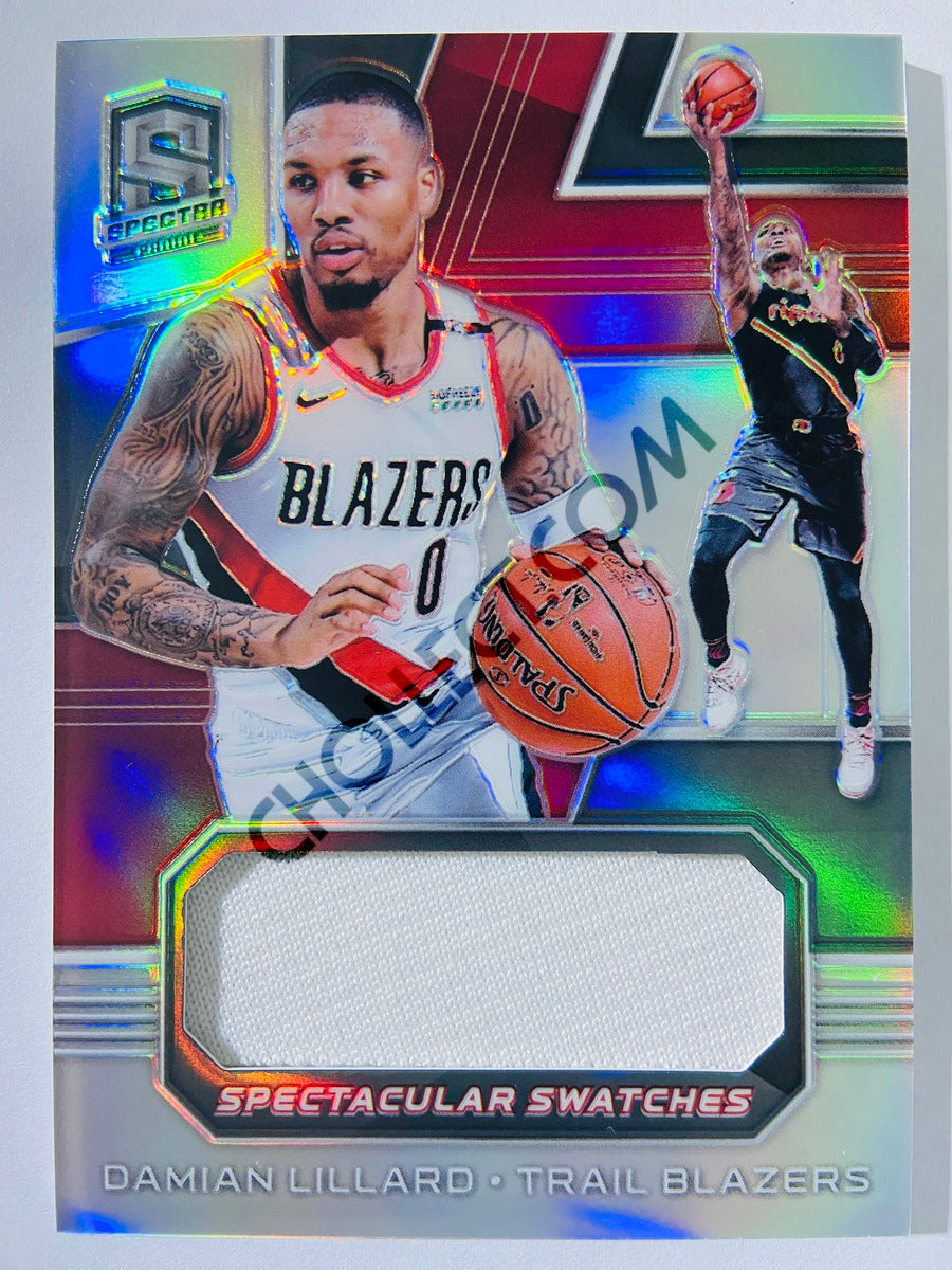 Damian Lillard - Portland Trail Blazers 2018-19 Panini Spectra Spectacular Swatches #8 | 97/99