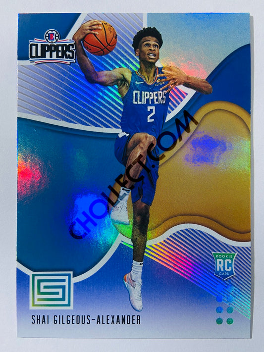 Shai Gilgeous-Alexander - Los Angeles Clippers 2018-19 Panini Status RC Rookie Purple Parallel #156